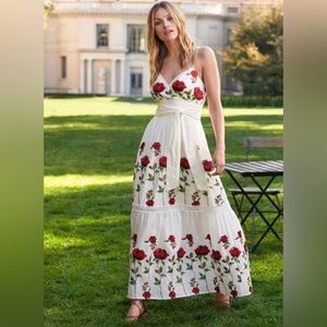 Antonio Melani Henry Embroidered Floral Dress